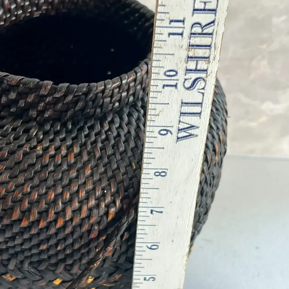 Antique Filipino Ifugo Ulbong Rice Basket 10